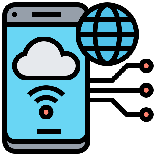 Mobile client digital signage application